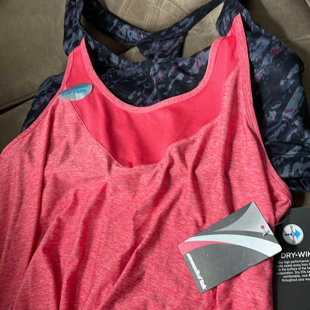 Marika Tek singlet with attached sports bra